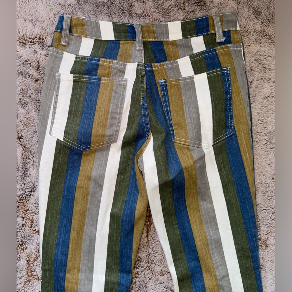 Hope's Multicolor Striped Flare Jeans - Picture 8 of 10